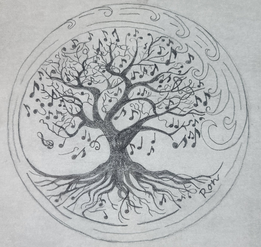 Ashes InFused Glass Cremation Art Sunset Tree of Life Ocean Wave Handmade