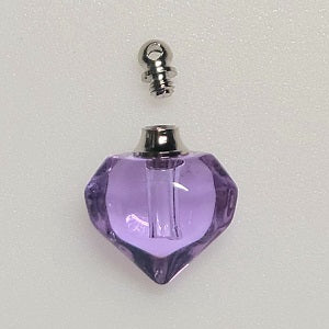 Purple Heart Angel Wing Cremation Urn Christmas Ornament Sympathy Gift