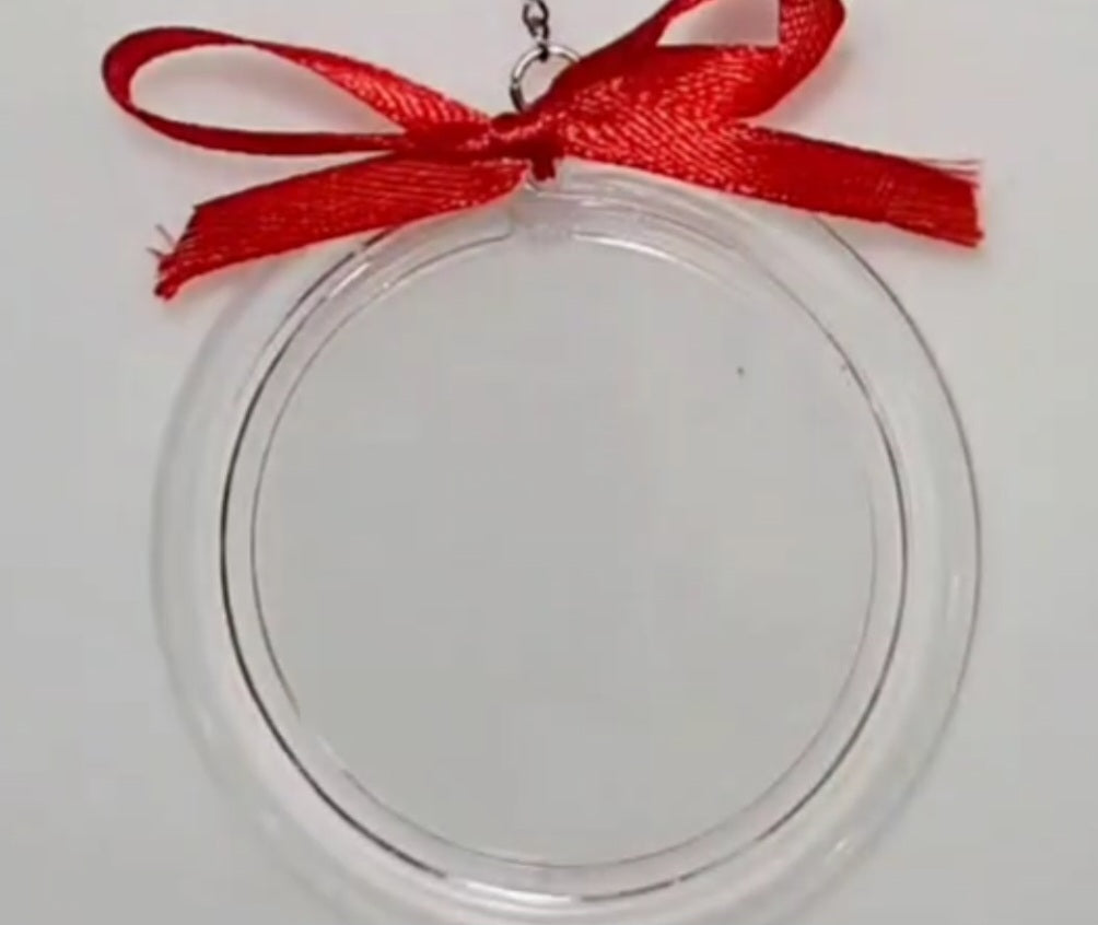 Photo Frame Butterfly Christmas Tree Ornament Sympathy Gift DIY