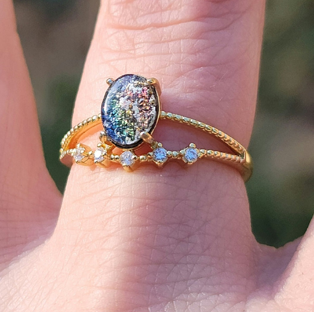 NEW 14k White or Yellow Gold Cremation Ring For Ashes Natural Diamonds Princess Crown Urn Custom Sizing