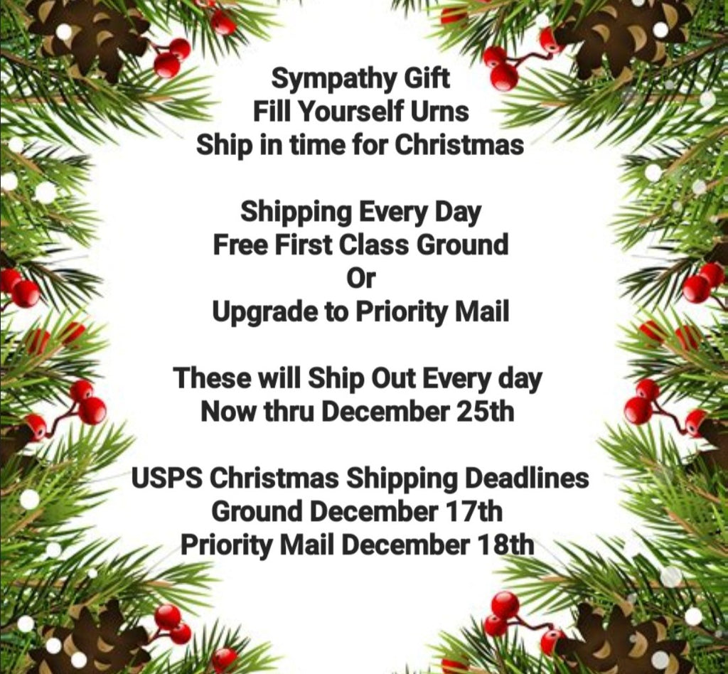 Tree Ornament Feather Angel Wings Photo Frame Cremation Urn Bead Fill Yourself Holiday Sympathy Gift