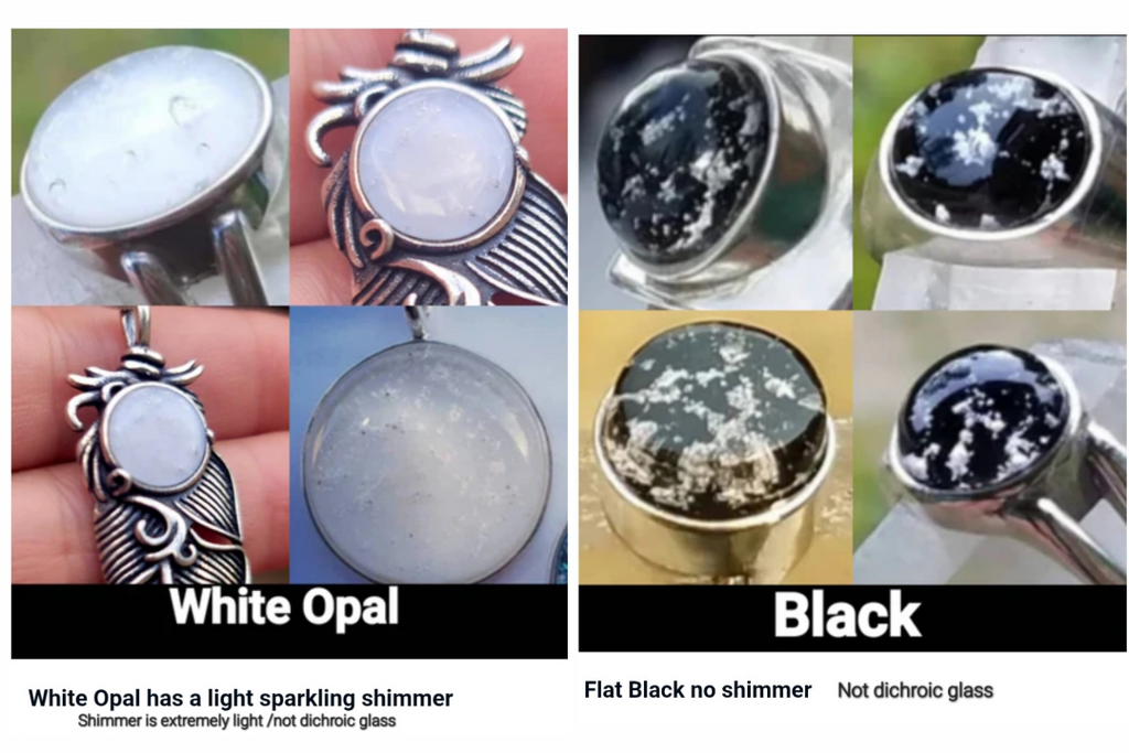 10x9mm Engagement Cremation Ring Ashes InFused Glass 52 CZ Sterling Silver Urn 7,8,9