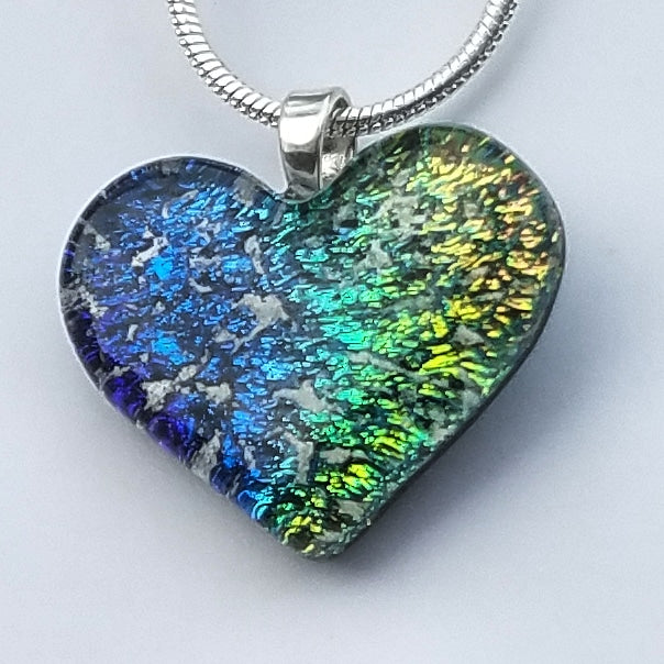 Tiny Rainbow heart cremation pendant Handmade Cremation Jewelry Pendants, Rings and Bracelets. Ashes in Glass Handmade . Sympathy Gifts, Mourning Jewelry. Cremation Ashes Infused in Glass. Quality Sterling Silver and 14k Gold USA Handmade by Infusion Glass  Human & Pet Cremation Ash Remembrance Urns