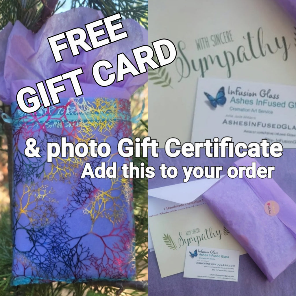 GIFT IT / Photo Gift Certificate of Purchase Gift Wrapped Collection Kit & Blank Sympathy Card