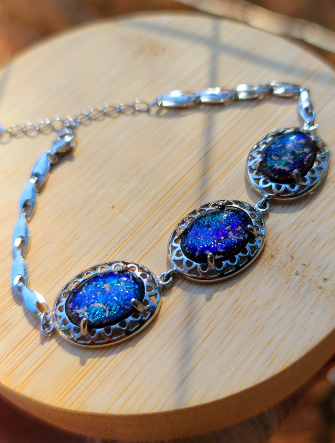 Ashes to glass sales bracelet