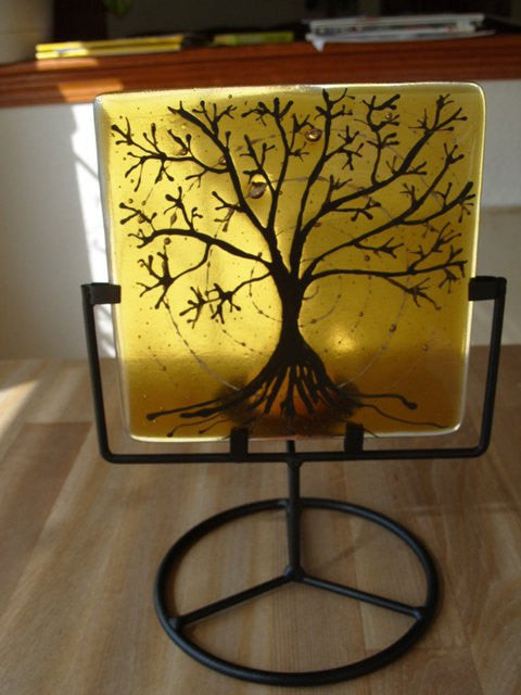 tree of life in a stand Unique Celebration of life Funeral Memorials. Ashes in Glass Cremation Glass Art Sculptures, Cremation Wind Chimes, Cremation Sun Catchers, Table Displays, & Cremation Jewelry Custom USA Handmade by Infusion Glass. Ashes Infused Glass Human and Pet Cremation Ash Urns  Ashesinfusedglass.com